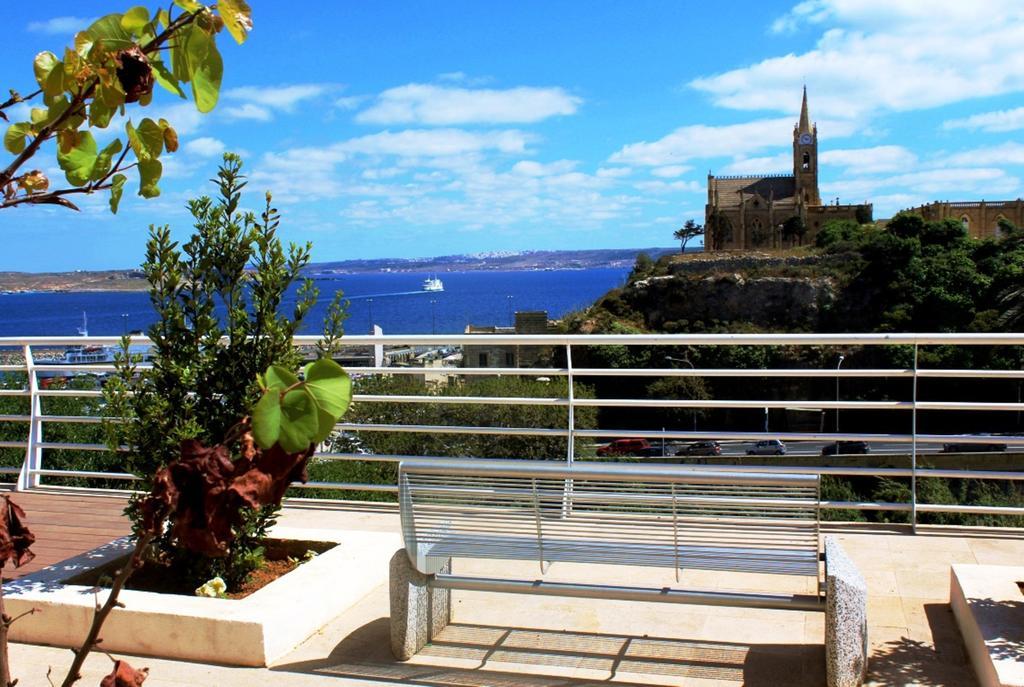דירות Għajnsielem Seaview Luxury Penthouse With Shared Swimming Pool מראה חיצוני תמונה