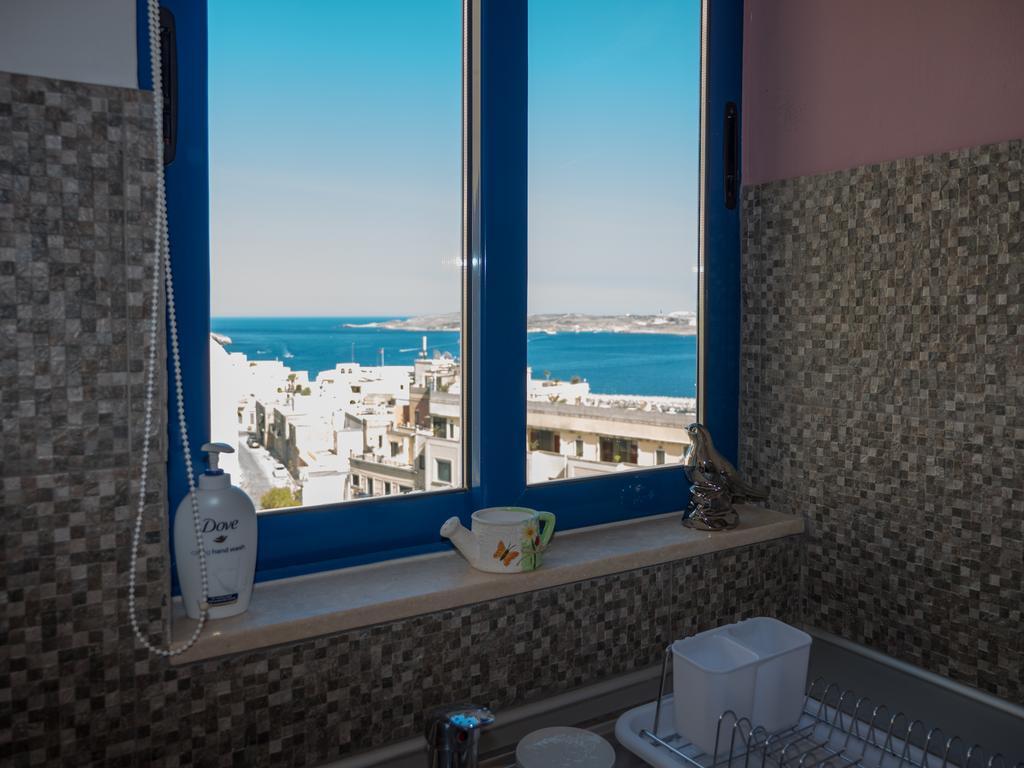 דירות Għajnsielem Seaview Luxury Penthouse With Shared Swimming Pool מראה חיצוני תמונה